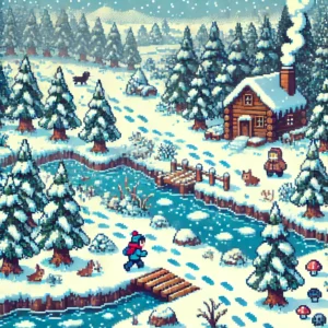 Sleepy Snow Cabin